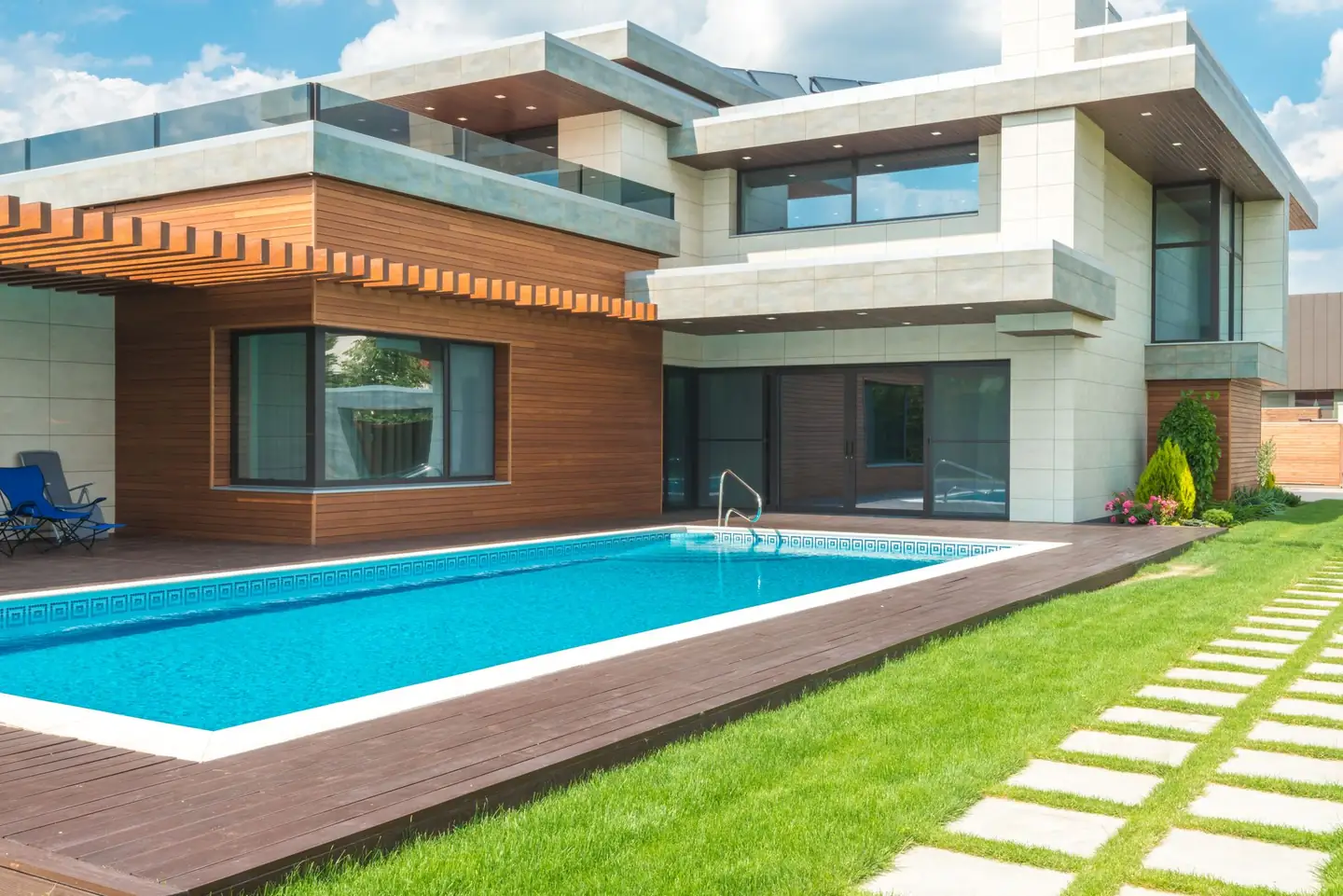 Swimming pool built in Abbotsford, NSW